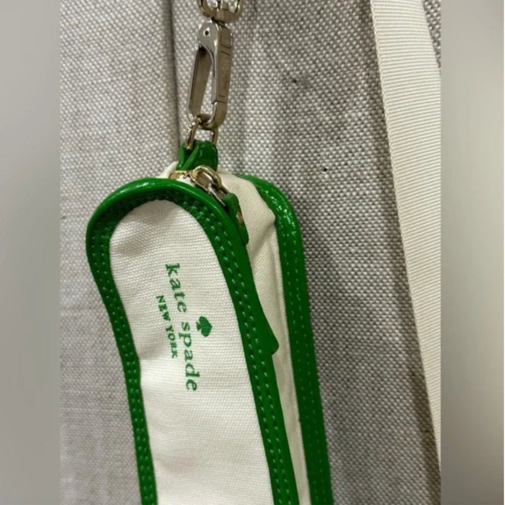 Kate Spade Make A Racquet Tennis racket Bag like new no tags RARE!! - Picture 3 of 16